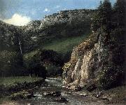 Gustave Courbet Stream in the Jura Mountains Spain oil painting artist